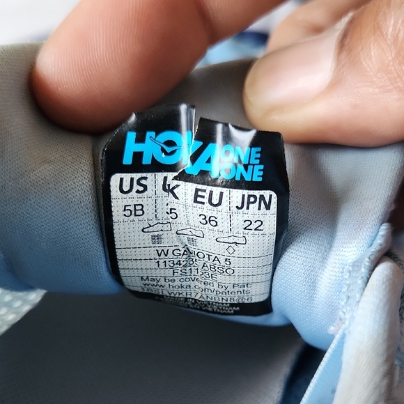 HOKA One One Gaviota 5 Blue Sneakers Womens Size 5 - Picture 12 of 12